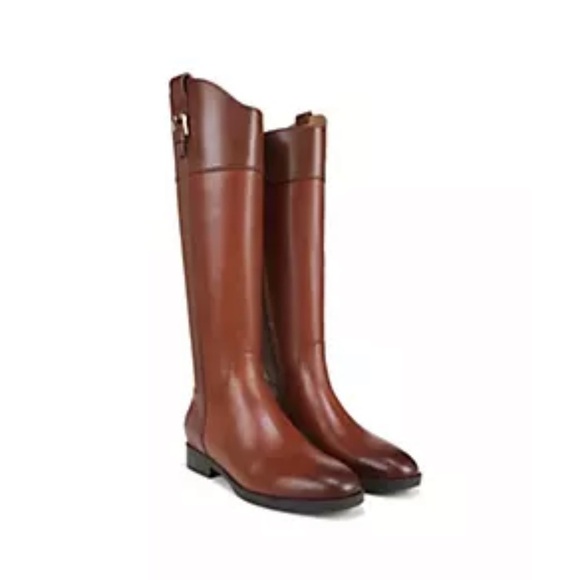 Vionic Phillipa Boots Tall Leather Boots Brown Buckle Detail Size 6 - Picture 1 of 16